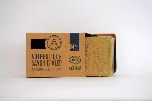 Savon d'Alep 4% quotidien  BIO