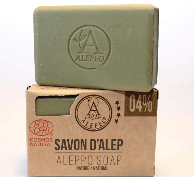 Savon d&#039;Alep 4% sans parfum BIO 100g