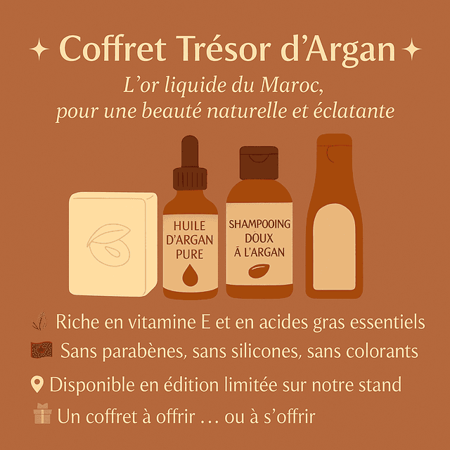 Coffret trésor d&#039;Argan 