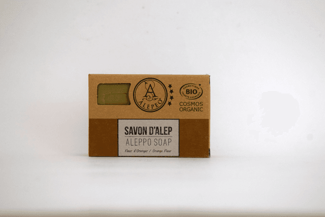 Savon d&#039;Alep fleurs d&#039;oranger 100g BIO
