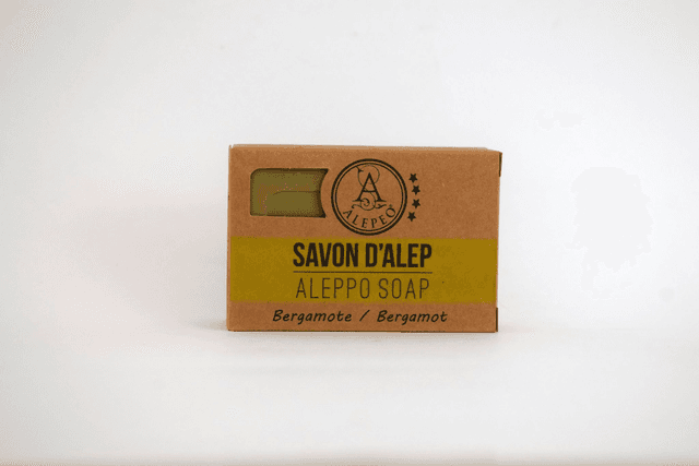 Savon d&#039;Alep parfumé à la Bergamote 100g 